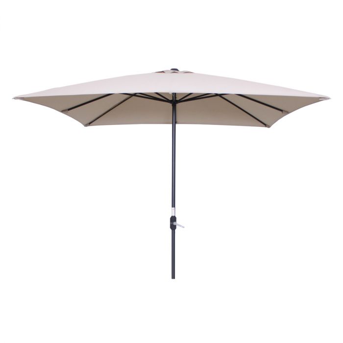 R zweep Andrew Halliday Lotus parasol ecru 250x250 cm - Altijd Scherpe prijs