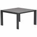 Malakka lounge dining tafel 115,5x115,5 cm - donker grijs