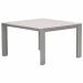 Malakka lounge dining tafel 115,5x115,5 cm - taupe