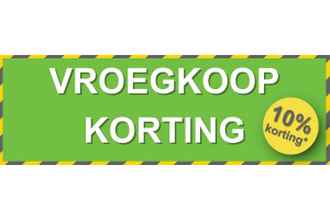 EXTRA: -10 % Vroegkoop korting tot 16 februari