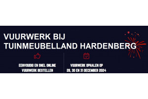 vuurwerk bij Tuinmeubelland Hardenberg