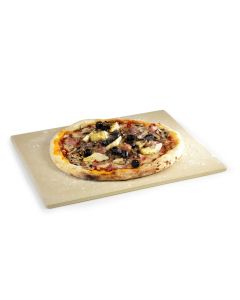 Barbecook universele pizzasteen uit vuurvaste klei 43x35x1.2cm