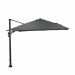 Hawaii zweefparasol Deluxe 300x300 cm - frame donker grijs - doek donker grijs