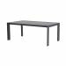 Malakka lounge dining tafel 170x100 cm - donker grijs