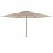 Azzurro stokparasol Ø300 cm sand solefin - houtlook frame