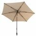 Azzurro stokparasol Ø300 cm beach solefin - Wenge frame