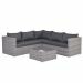 Lyon loungeset 4-delig - organic grey