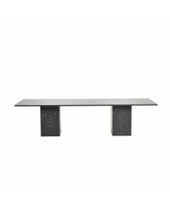 Viking tuintafel 300x100x3cm - pearl grey satinado