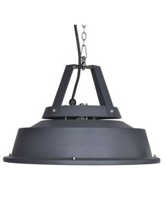 Hangende heater Retro 43 cm - donker grijs