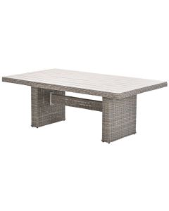 Tennessee lounge dining tafel 180x100 cm vintage willow - light teak vironwood