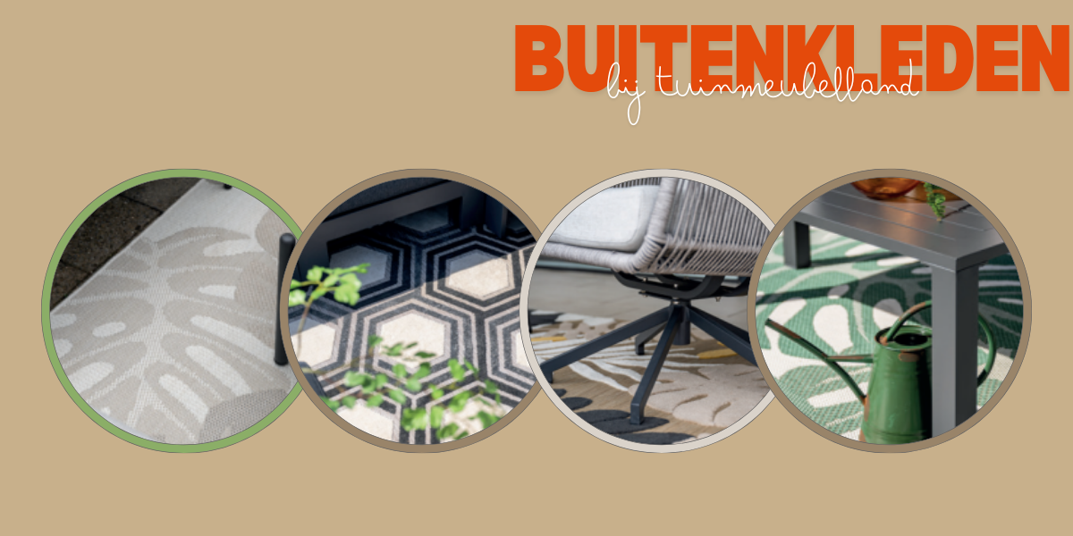 Tuinmeubeltrend 2025 - 4 - tuinset stylen met buitenkleden