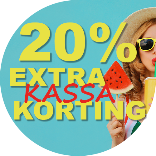 20% EXTRA KASSA KORTING